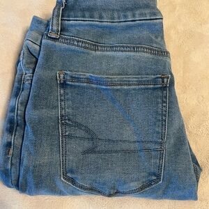 American Eagle Outfitters High Rise Blue Jeans